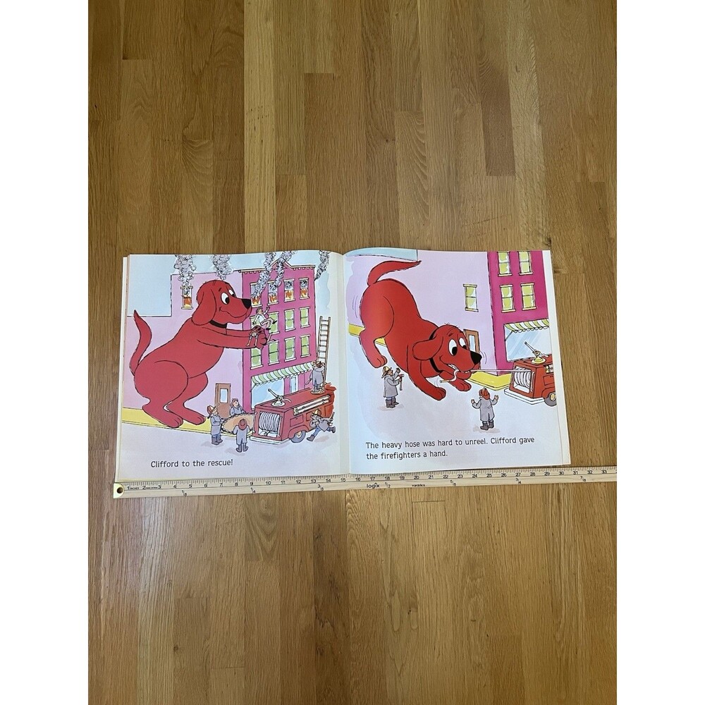 Clifford the Firehouse Dog by Norman Bridwell 1995 Paperback Teacher Easel Big - Picture 8 of 8